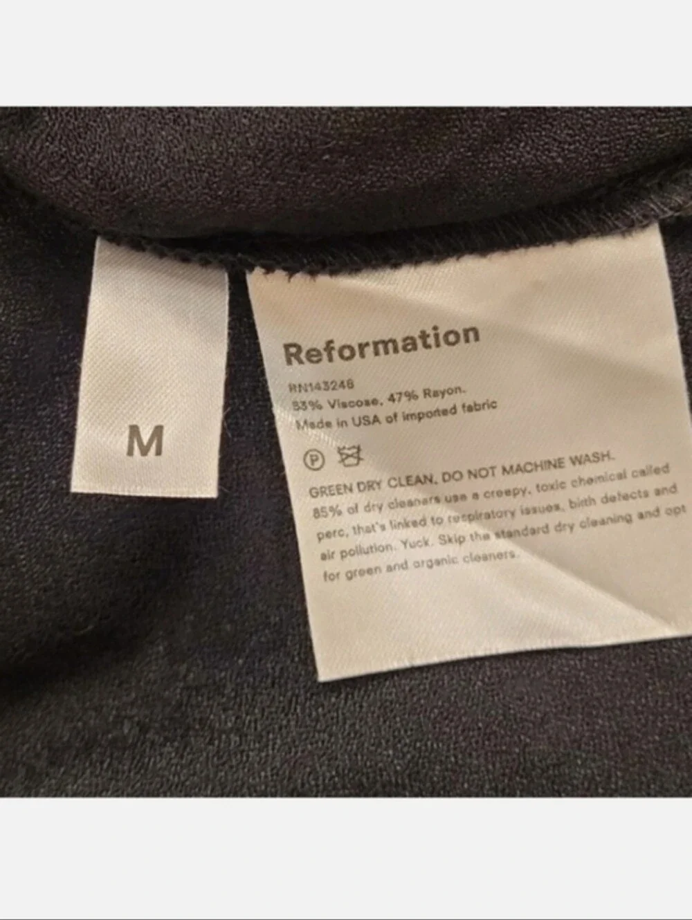 REFORMATION BRITTA WRAP MINI SKIRT